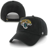 47 Brand Jacksonville Jaguars New Logo Clean-Up Adjustable Slouch Hat - Black - 47 brand