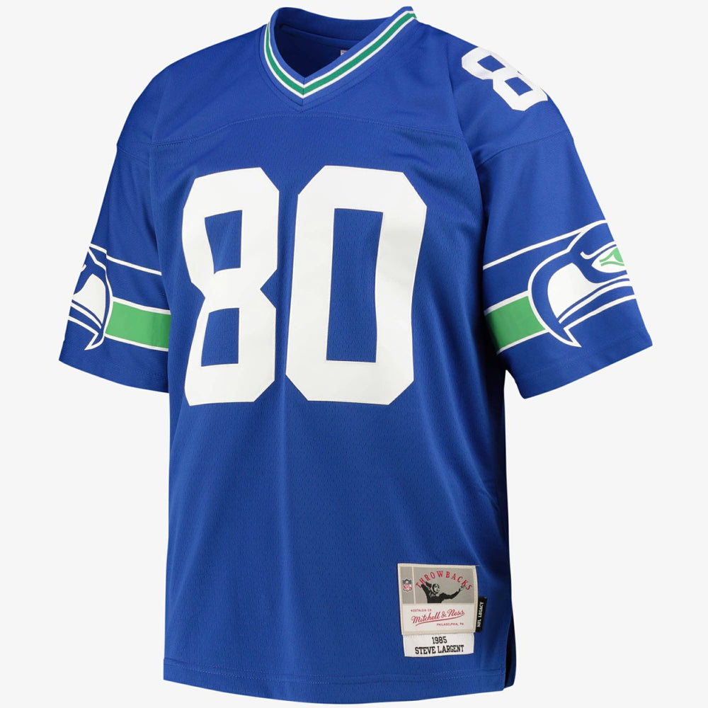 Seattle Seahawks 1985 Steve Largent Jersey - Navy - Mitchell & Ness