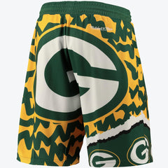 Green Bay Packers Jumbrotron Sublimated Short - Mens - Mitchell & Ness