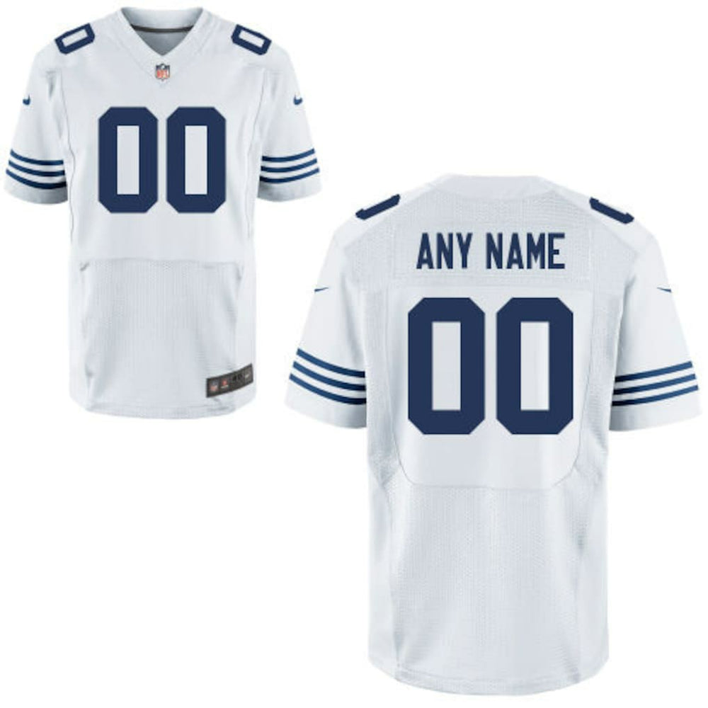 Indianapolis Colts Custom Alternate Elite Jersey - White - Nike