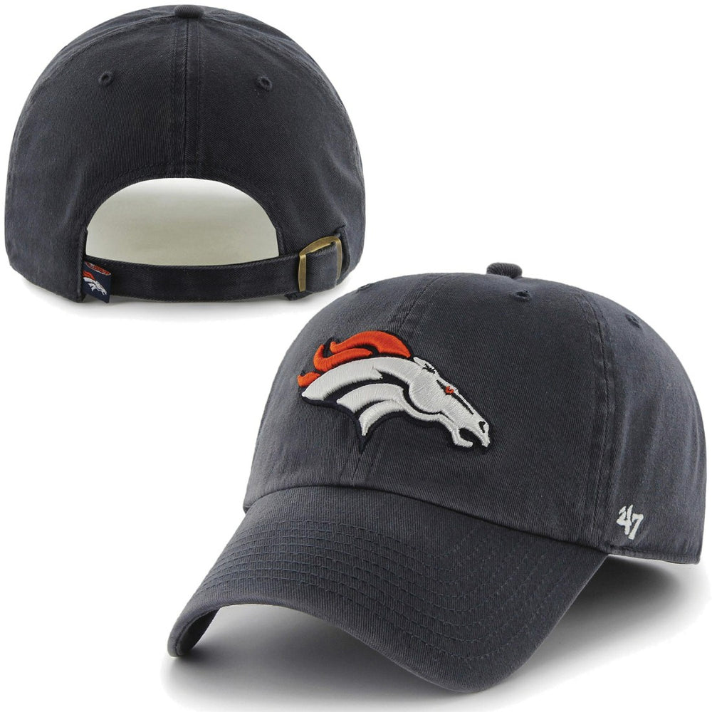 Denver Broncos '47 Brand Cleanup Adjustable Hat - Navy Blue - 47 brand