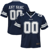 Dallas Cowboys Youth Custom Game Jersey - Navy - Nike