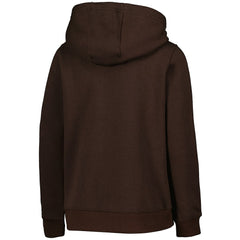 Cleveland Browns Youth Team Logo Pullover Hoodie - Brown - NFL