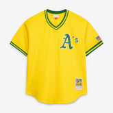 Rickey Henderson Athletics Mitchell & Ness Authentic Batting Practice Jersey Outlet
