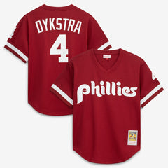 Lenny Dykstra Philadelphia Phillies Mitchell & Ness Authentic Batting Practice Jersey for sale