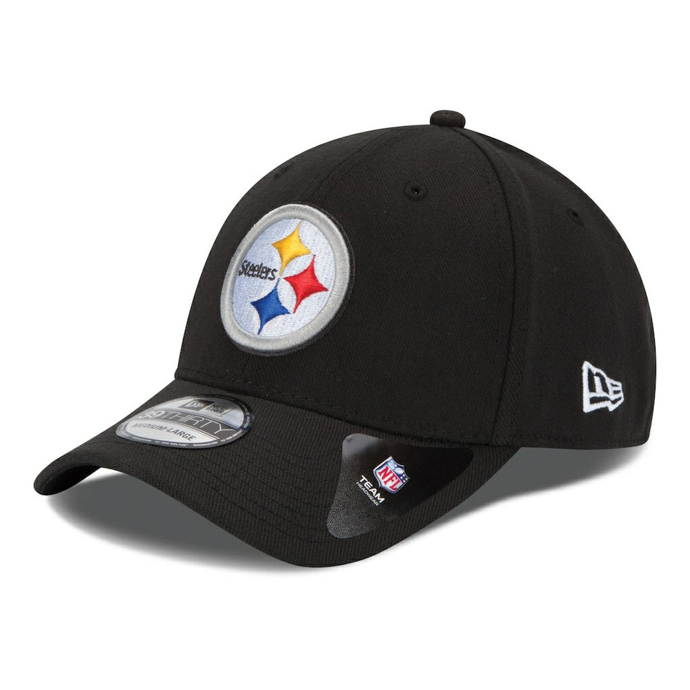 Pittsburgh Steelers New Era 39THIRTY Team Classic Flex Hat - Black - NFL