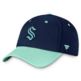 Seattle Kraken Fanatics Authentic Pro Rink Two-Tone Flex Hat – Deep Sea Blue/Light Blue | Fanatics Lifestyle