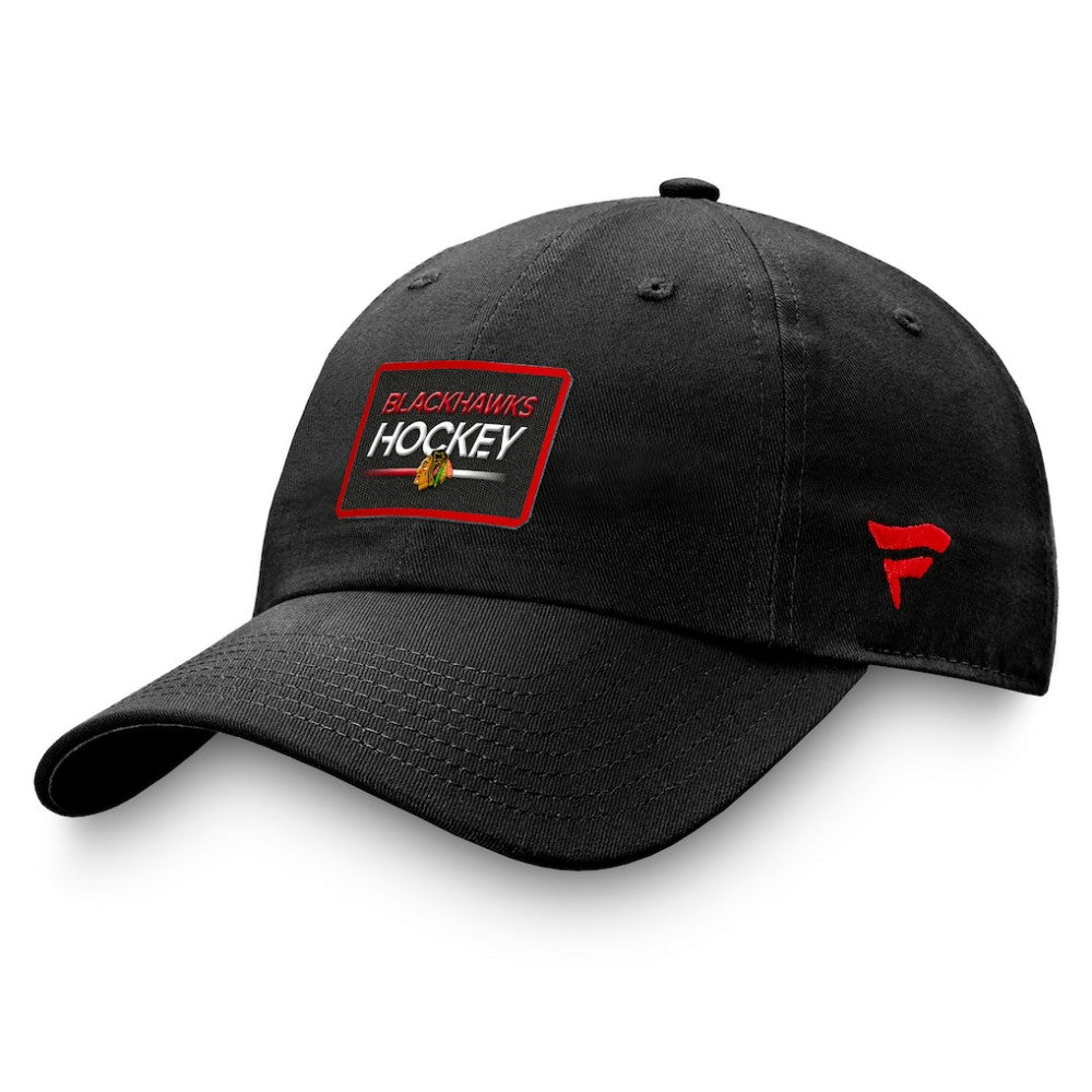 Chicago Blackhawks Fanatics Authentic Pro Prime Adjustable Hat – Black | Fanatics Clearance