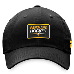 Pittsburgh Penguins Fanatics Women's Authentic Pro Rink Adjustable Hat - Black | Fanatics Clearance