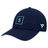 Seattle Kraken Fanatics Authentic Pro Rink Adjustable Hat - Deep Sea Blue | Fanatics on sale