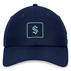 Seattle Kraken Fanatics Authentic Pro Rink Adjustable Hat - Deep Sea Blue | Fanatics on sale