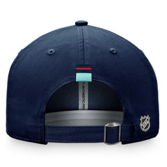 Seattle Kraken Fanatics Women's Authentic Pro Rink Adjustable Hat - Deep Sea Blue | Fanatics Lifestyle