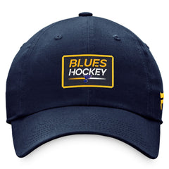 St. Louis Blues Fanatics Women's Authentic Pro Rink Adjustable Hat - Navy | Fanatics Lifestyle