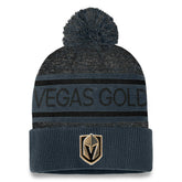 Vegas Golden Knights Fanatics Authentic Pro Cuffed Knit Hat with Pom - Gray | Fanatics Clearance