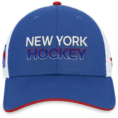 New York Rangers Fanatics Authentic Pro Rink Trucker Adjustable Hat - Blue | Fanatics on sale