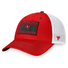 Tampa Bay Buccaneers Fundamentals Trucker Adjustable Hat - Red/White - Fanatics