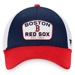 Boston Red Sox Fanatics Two-Tone Patch Trucker Adjustable Hat Outlet