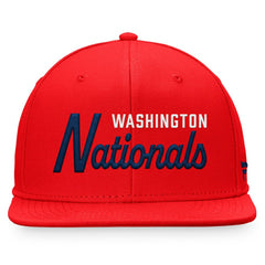 Washington Nationals Fanatics Script Snapback Hat Sale