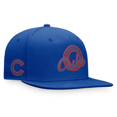 Chicago Cubs Fanatics Circle Script Snapback Hat for sale