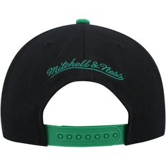 Mitchell & Ness Boston Celtics Side Core 2.0 Snapback Hat Black/Green