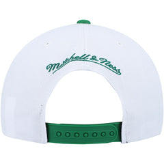 Mitchell & Ness Boston Celtics Side Core 2.0 Snapback Hat White/Green
