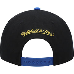 Mitchell & Ness Golden State Warriors Side Core 2.0 Snapback Hat Black/Royal
