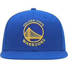 Mitchell & Ness Golden State Warriors Side Core 2.0 Snapback Hat Royal