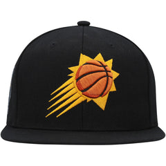 Mitchell & Ness Phoenix Suns Side Core 2.0 Snapback Hat Black