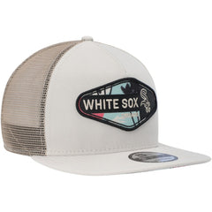 Chicago White Sox New Era Retro Beachin' Patch A-Frame Trucker 9FIFTY Snapback Hat Outlet