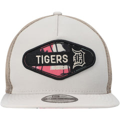 Detroit Tigers New Era Retro Beachin' Patch A-Frame Trucker 9FIFTY Snapback Hat Discount