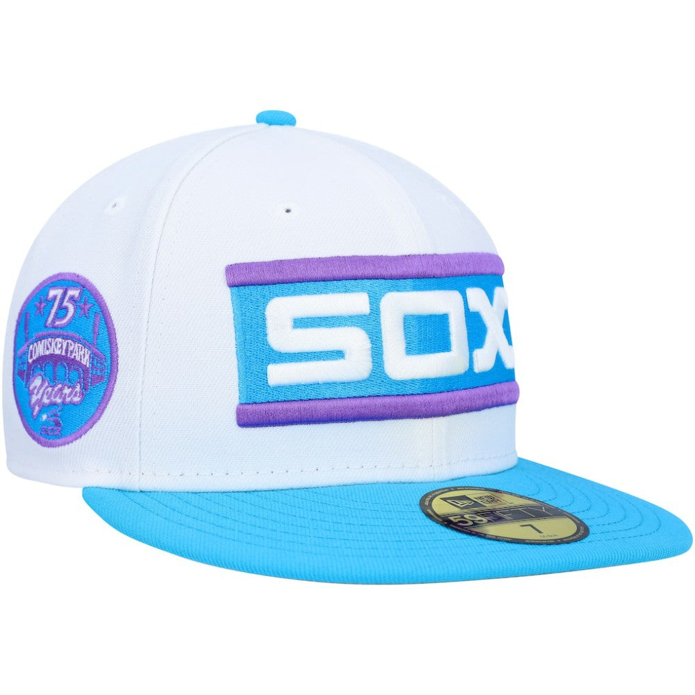 Chicago White Sox New Era Comiskey Park 75th Anniversary Vice 59FIFTY Fitted Hat for sale
