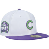 Chicago Cubs New Era Side Patch 59FIFTY Fitted Hat for sale