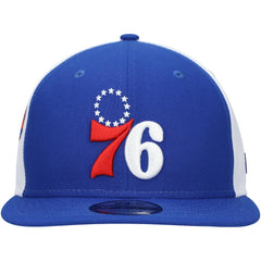 New Era Philadelphia 76ers Pop Panels 9FIFTY Snapback Hat Royal