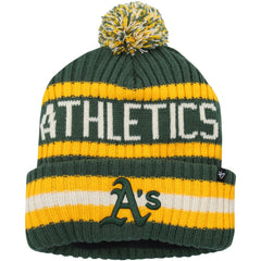 Athletics '47 Bering Cuffed Knit Hat with Pom for sale