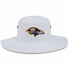 Baltimore Ravens New Era 2023 NFL Training Camp Panama Bucket Hat - White - NFL