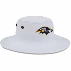Baltimore Ravens New Era 2023 NFL Training Camp Panama Bucket Hat - White - NFL