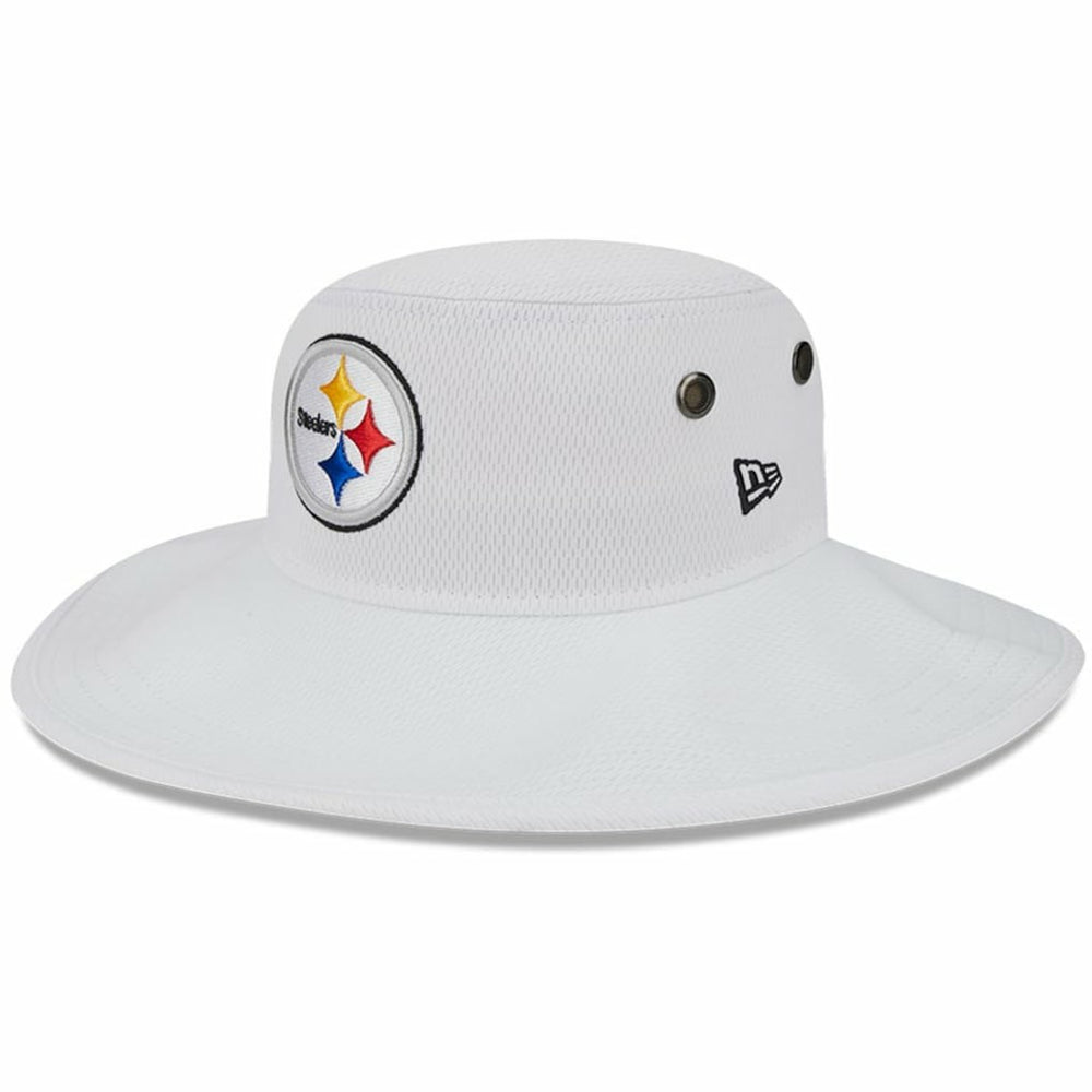 Pittsburgh Steelers New Era 2023 NFL Training Camp Panama Bucket Hat - White - NFL
