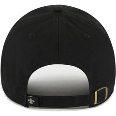 New Orleans Saints '47 Women's Sidney Clean Up Adjustable Hat - Black - 47 brand