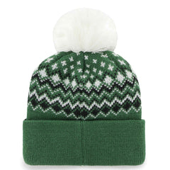 New York Jets '47 Women's Elsa Cuffed Knit Hat with Pom - Green - 47 brand