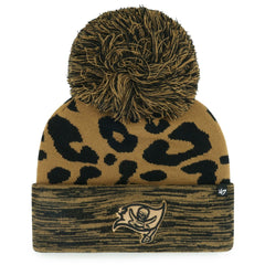 Tampa Bay Buccaneers '47 Women's Rosette Cuffed Knit Hat with Pom - Brown - 47 brand