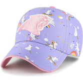 Carolina Panthers '47 Girls Preschool Unicorn Clean Up Adjustable Hat - Lavender - 47 brand