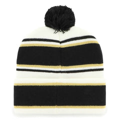 New Orleans Saints '47 Youth Stripling Cuffed Knit Hat with Pom - White - 47 brand