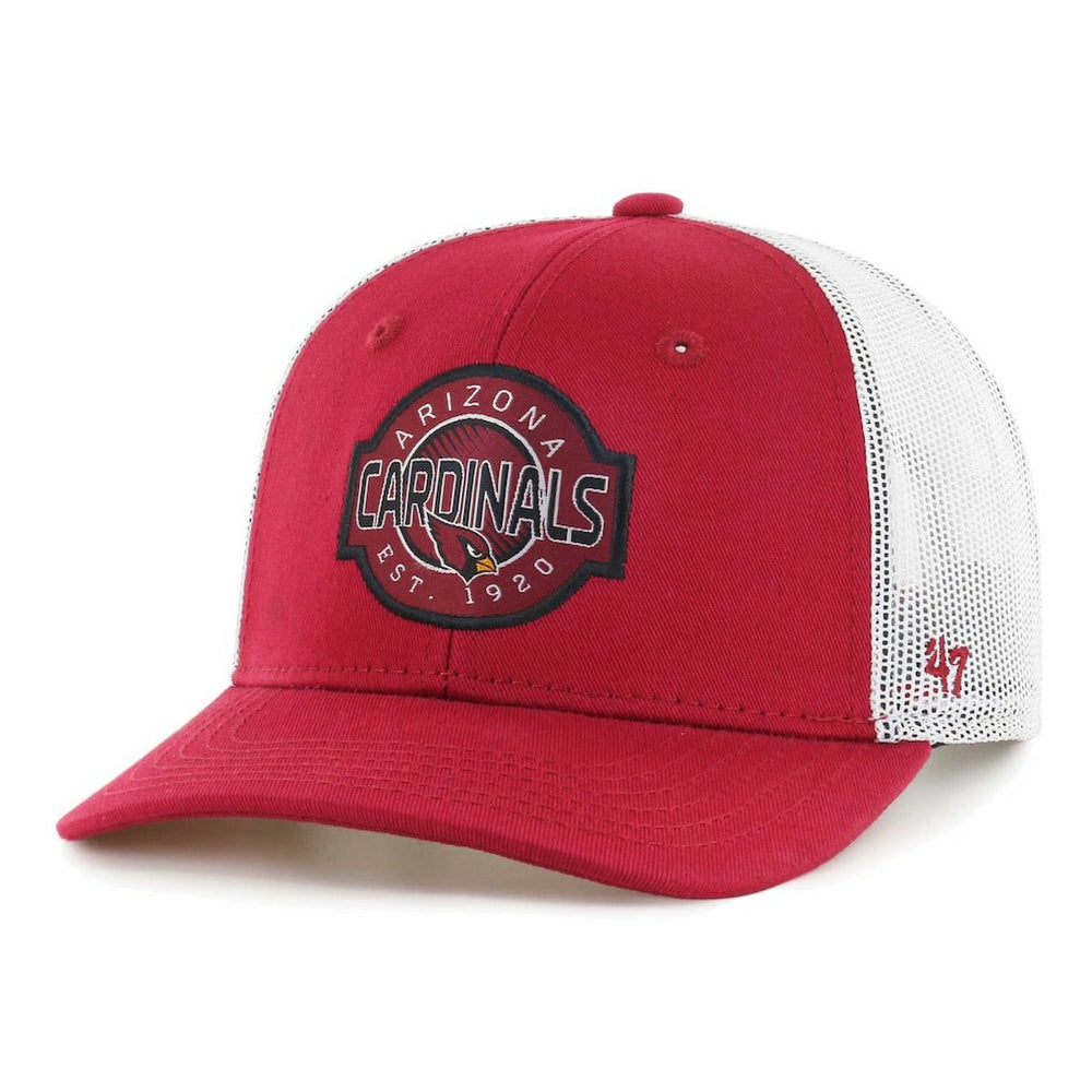 Arizona Cardinals '47 Youth Scramble Adjustable Trucker Hat - Cardinal/White - 47 brand