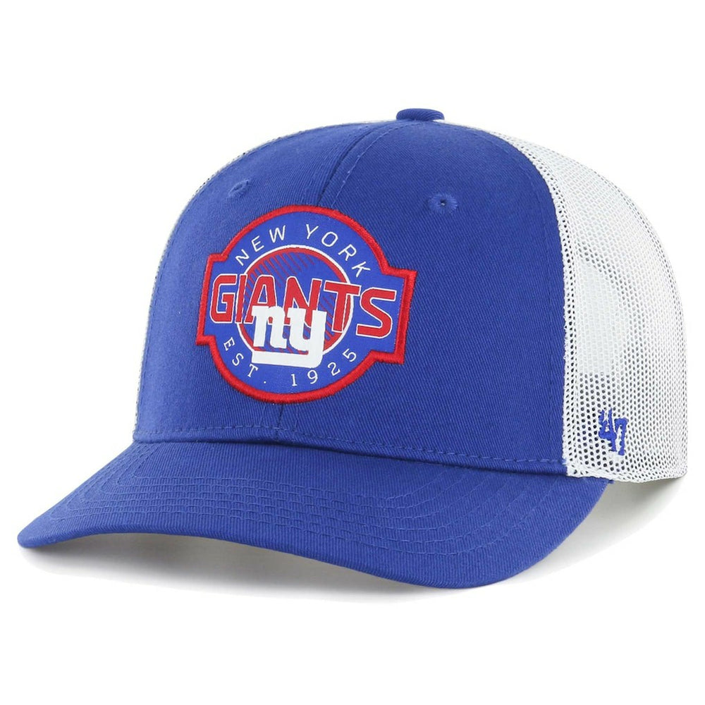 New York Giants '47 Youth Scramble Adjustable Trucker Hat - Royal/White - 47 brand