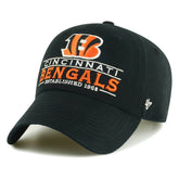 Cincinnati Bengals '47 Vernon Clean Up Adjustable Hat - Black - 47 brand