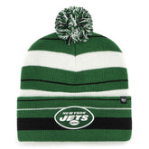 New York Jets '47 Powerline Cuffed Knit Hat with Pom - Green - 47 brand