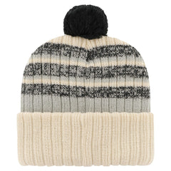 Las Vegas Raiders '47 Tavern Cuffed Knit Hat with Pom - Natural - 47 brand