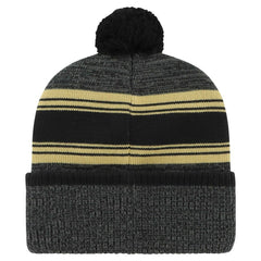 New Orleans Saints '47 Fadeout Cuffed Knit Hat with Pom - Black - 47 brand