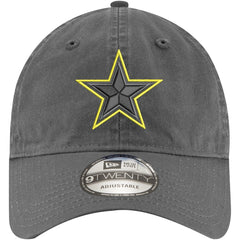 Dallas Cowboys New Era Volt 9TWENTY Adjustable Hat - Graphite - NFL