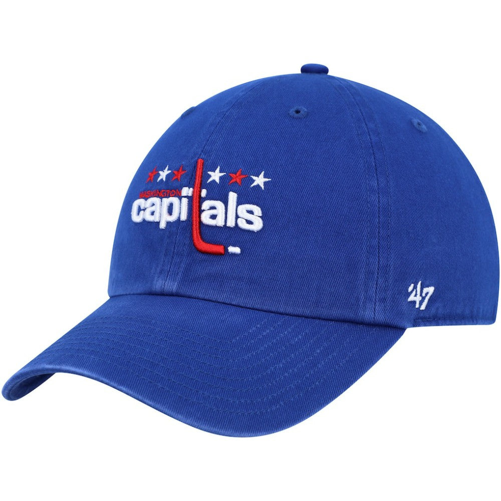 Washington Capitals '47 Clean Up Adjustable Hat - Royal | 47 brand on sale